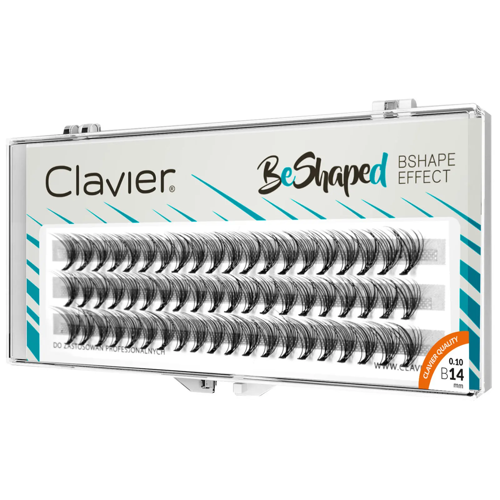 Clavier Fächerförmige Wimpern Außergewöhnliche natürliche Tuft Lash 10D Individuelle Cluster-Wimpernverlängerung Professionelles Make-up Zilien – Detail 13