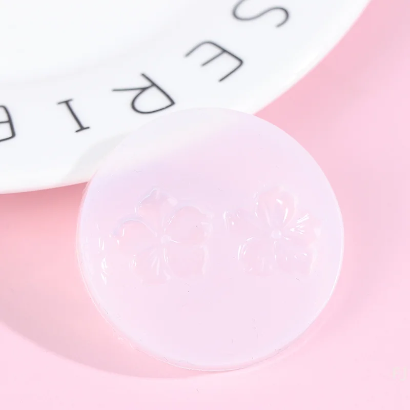 [YU]1개 거울 DIY 크리스탈 에폭시 몰드 UV 꽃 수제 펜던트 머리핀 장식