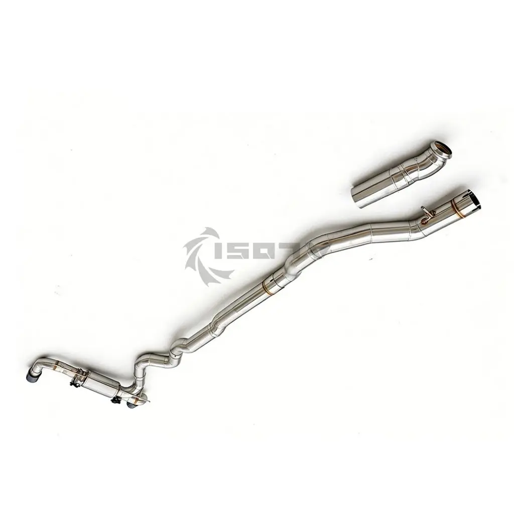 Cat-Back Exhaust System With Exhaust Valve For BMW 335i N55 F30 3.0T 2012-2015 Stainless Steel High Performance