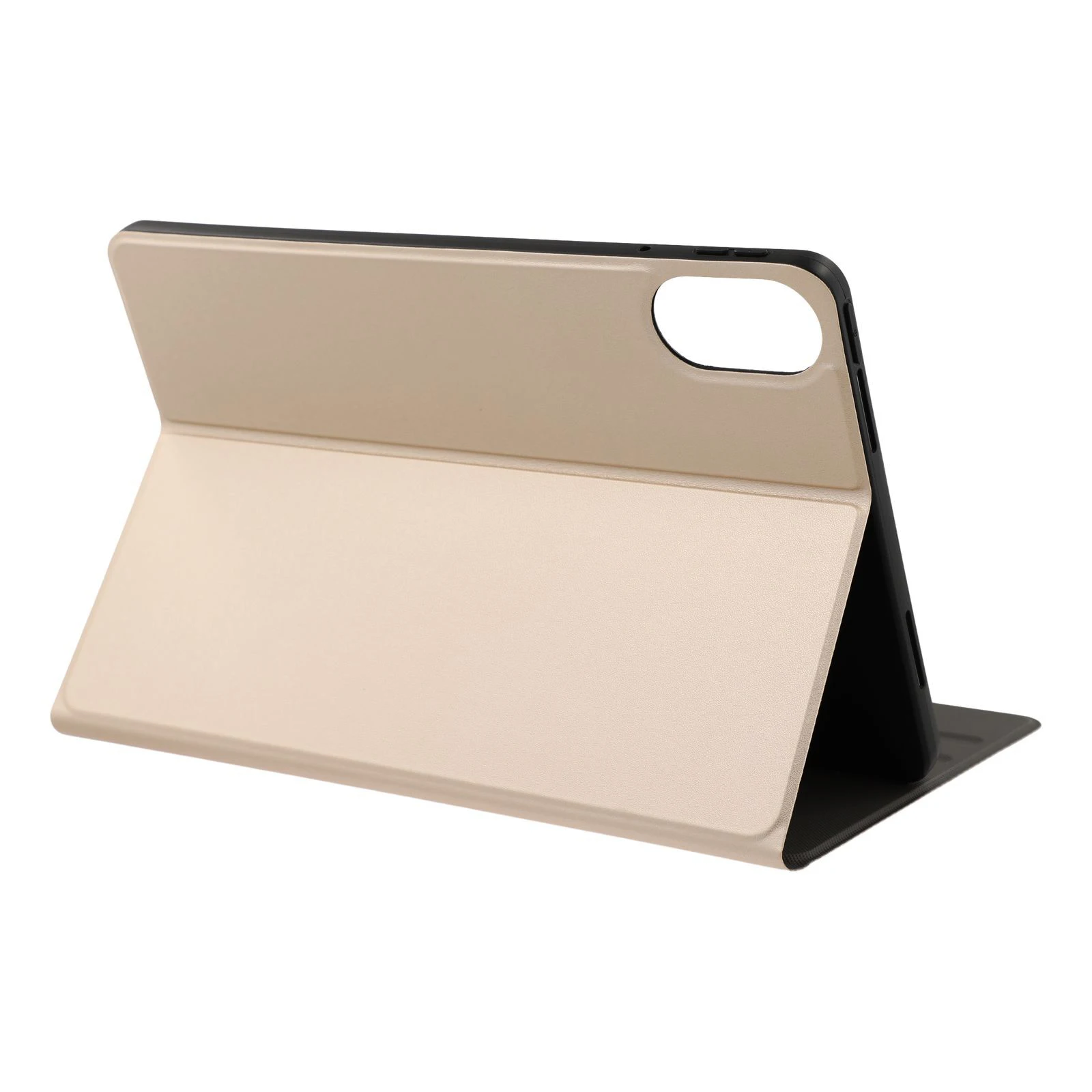 For Xiaomi Redmi Pad 2 11 Case PU Leather Folding Stand Tablet Protective Cover - Gold