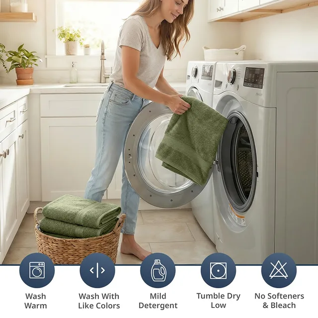 16 Piece 100% Cotton Towel Set, Soft Absorbent Quick Dry Bathroom Towels for Home Use 2 16 Piece 100% Cotton Towel Set, Soft Absorbent Quick Dry Bathroom Towels for Home Use 2