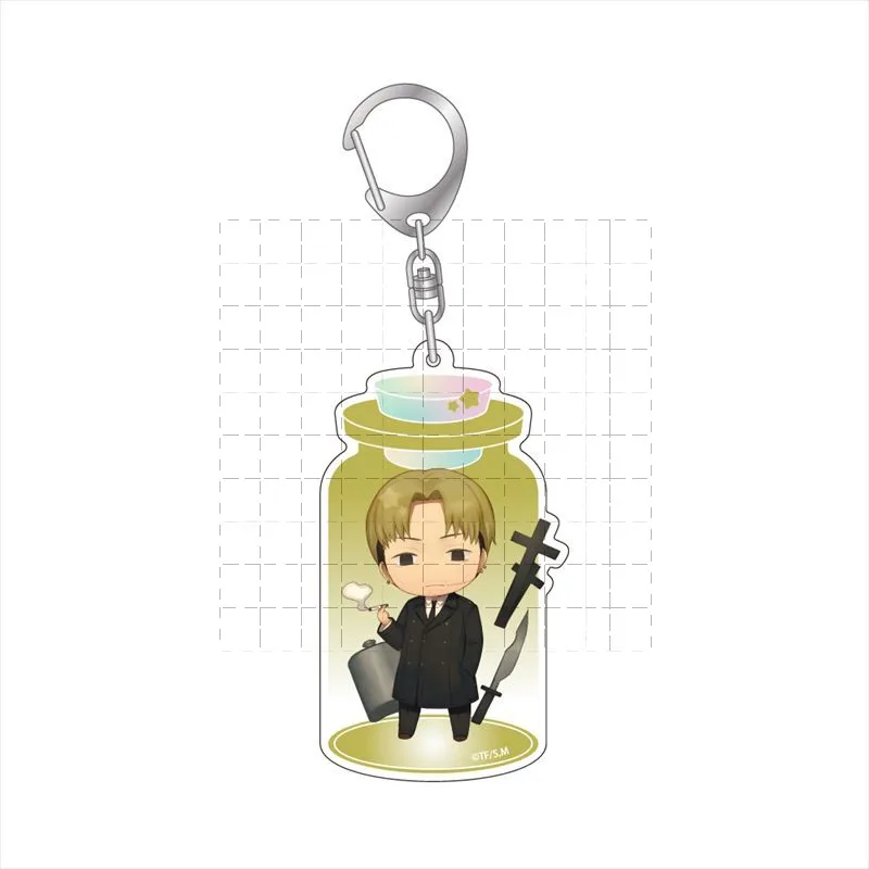 Game Kishibe Denji Makima Power Pochita Hayakawa Aki Keychain Doll Anime Higashiyama Kobeni Acrylic Keyring for Gift