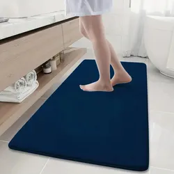 19.7x47.2in Large-sized Bathroom Anti-skid Floor Mat Bathtub Floor Mat Home Decor Anti-skid Water Absorbent Bathroom Carpet