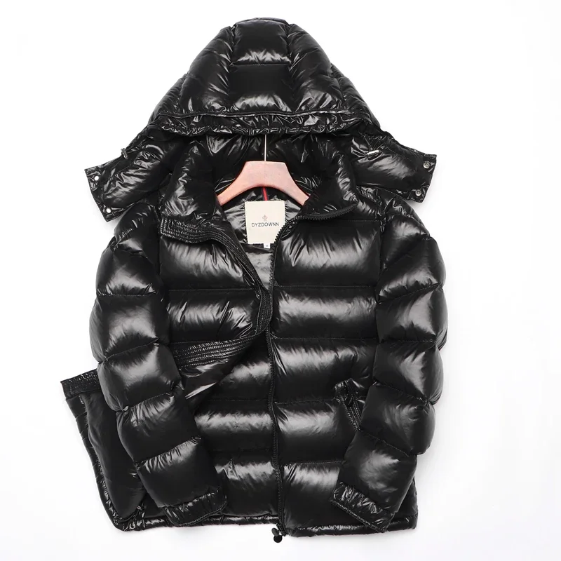 Women's Down Jacket Hooded Winter 90% White Duck Down Coat Women Thick Short Puffer Jackets Korean Outwear Doudoune Femme 1021