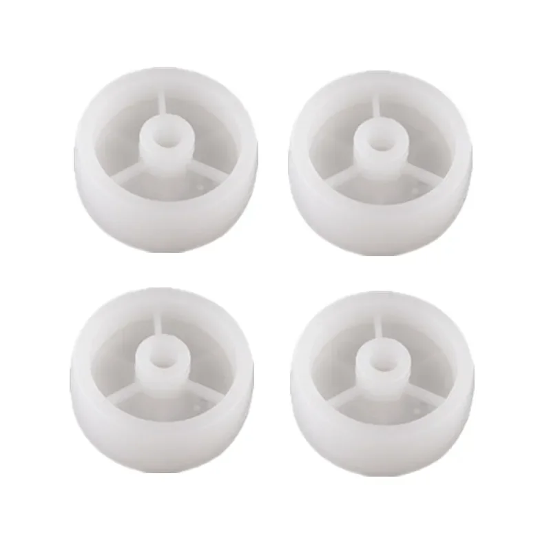 4 Pcs/Set Light Single Wheel 1-3 Inch Replace Wheel Plastic Wheels Complete Furniture Universal Rollers Casters Accessories