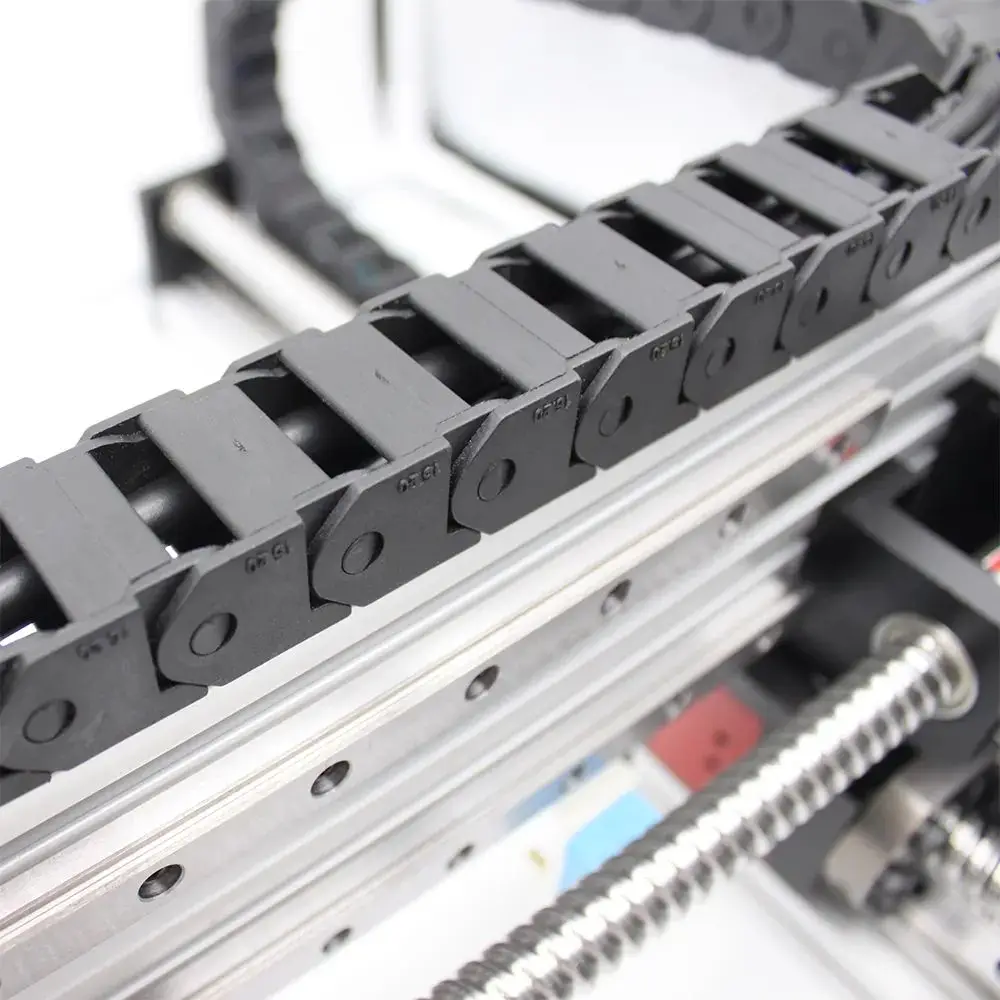 روبوت XYZ المرحلة الخطية CNC راوتر بمحركات 3 محاور جسرية روبوت الحركة الخطية الكرة المسمار دليل السكك الحديدية