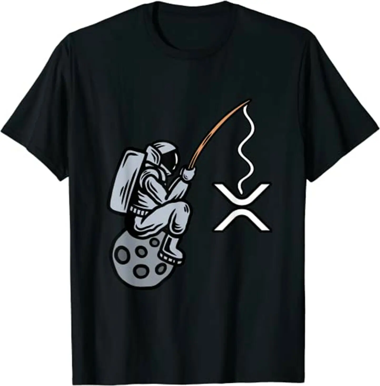 Ripple XRP Astronaut To The Moon, XRP Coin & Crypto Wallet T-shirt, XRP Coin HOT