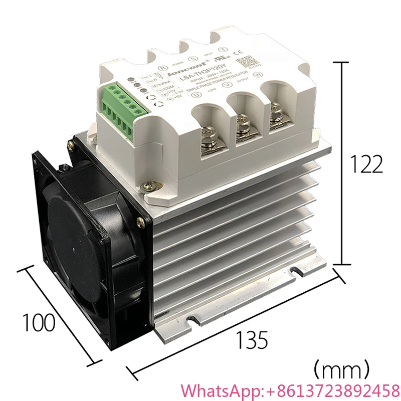 

Three phase fully isolated AC phase shift voltage regulator module 90A power regulator LSA-TH3P90Y