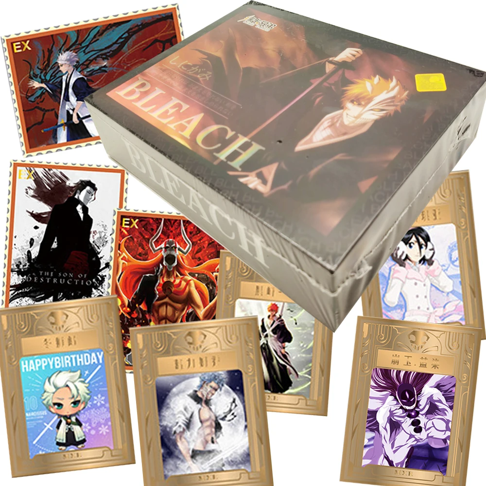 

Bleach аниме креативные периферийные устройства коллекционные карты для детей Kurosaki Ichigo Hitsugaya Toushirou персонажи карты игрушки подарки