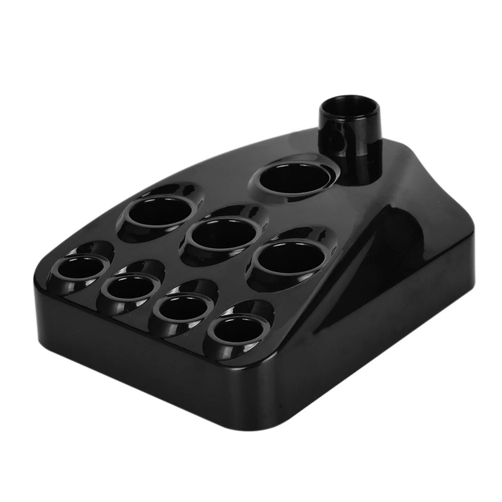 

1Pcs Black Plastic 9-Hole Colorant Holder Stand Pigment Cup Rack Ink Cup Holder for Tattoo Eyebrow Lip Salon Professional Use