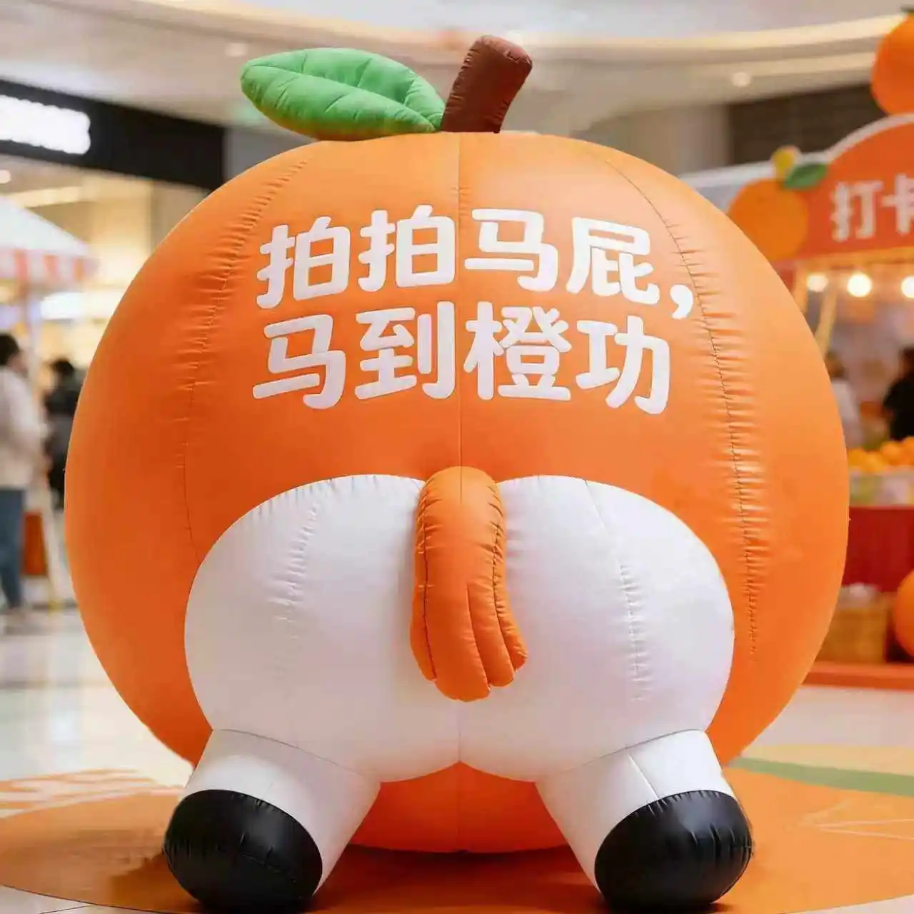 Inflatable Internet celebrity luminous Year of the Horse flattery creative air model shopping mall scenic outdoor festival