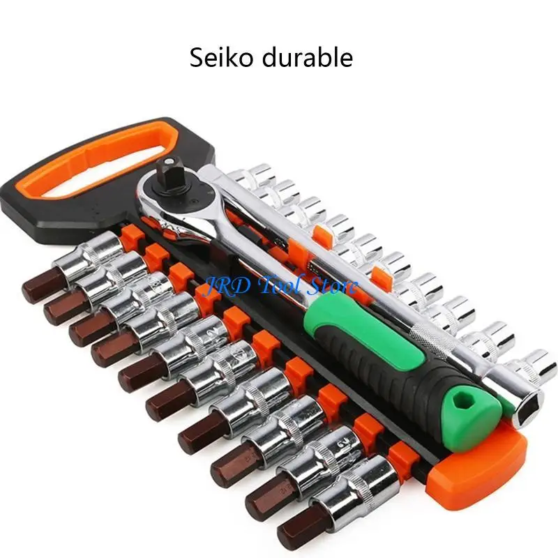 A2UD Socket Organizers Rack Portable Socket Tray 1/3-Inch 3/8-Inch 1/2in