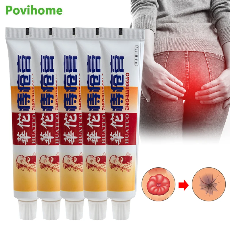 

1/3/5Pcs Huatuo Hemorrhoid Cream Treat Anal Fissure Internal External Mixed Piles Ointment Swelling Pain Relief Medical Plaster