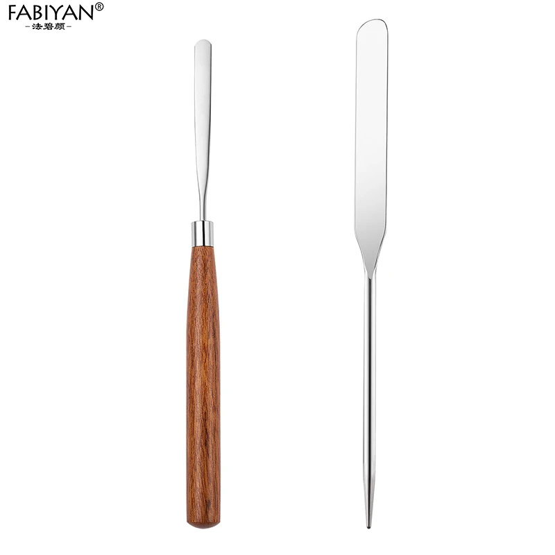 Spatula Stick Stainless Steel Nail Art Stirring Rod Cream Foundation  Mixing Tool Makeup Accessories