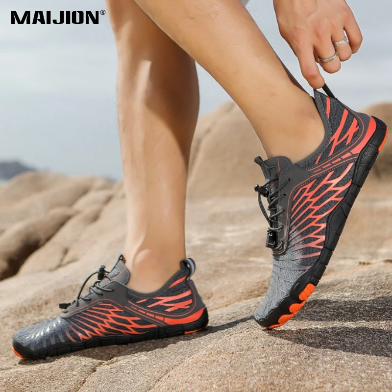 Quick Dry Men's Beach Aqua Shoes Breathable Women Barefoot Water Shoes Outdoor Trekking Surfing Swimming Wading Sneakers