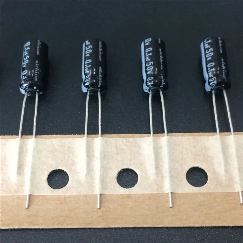 20Pcs/100Pcs NICHICON VZ Series 5x11mm 50V0.1uF Wide Temperature Range Aluminum Electrolytic Capacitor