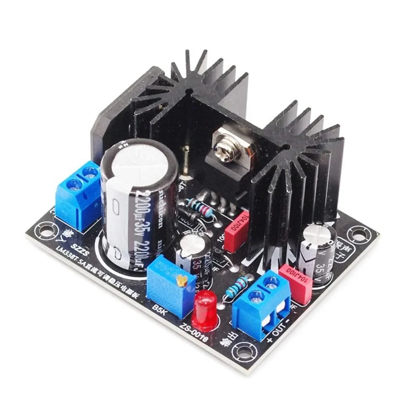 DIGIT-Adjustable LM317 1.5A Output Linear Regulated Power Supply Board Filament Voltage Regulation DIY Electronics Kit