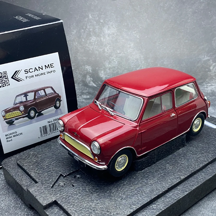 KYOSHO 1:18 scale new Morris MINI Minor diecast model Car model Static decoration Holiday gift collection