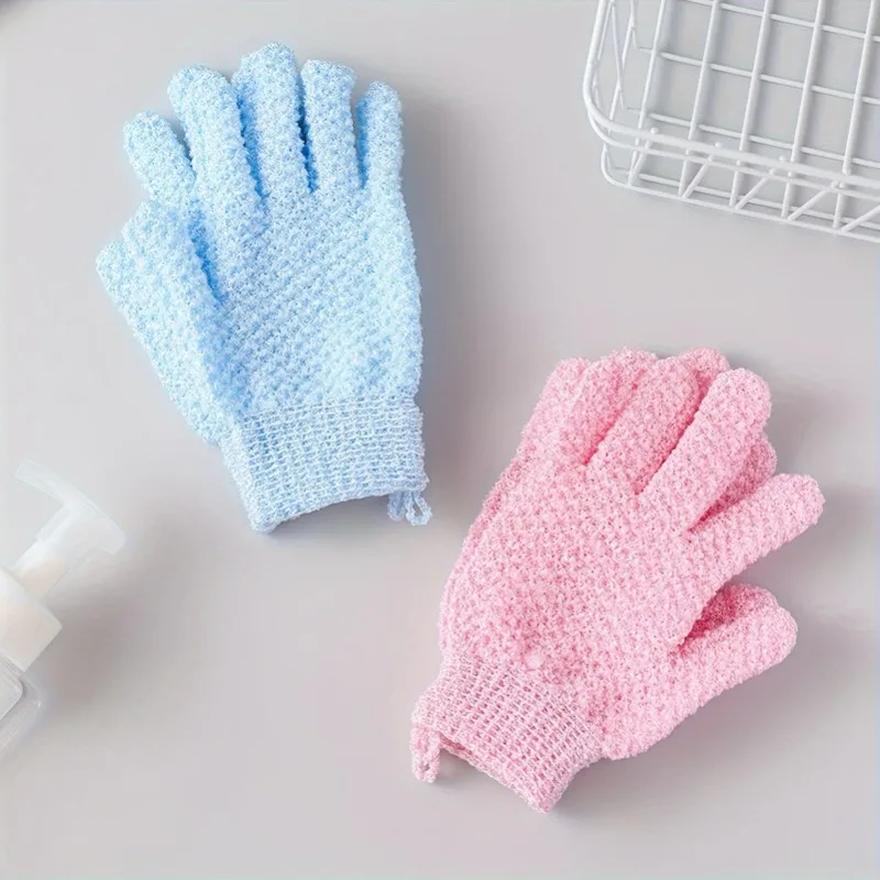 1pc Body Massage Sponge Gloves Shower Exfoliating Bath Gloves Shower Scrubber for Daily Use Bathroom Supplies