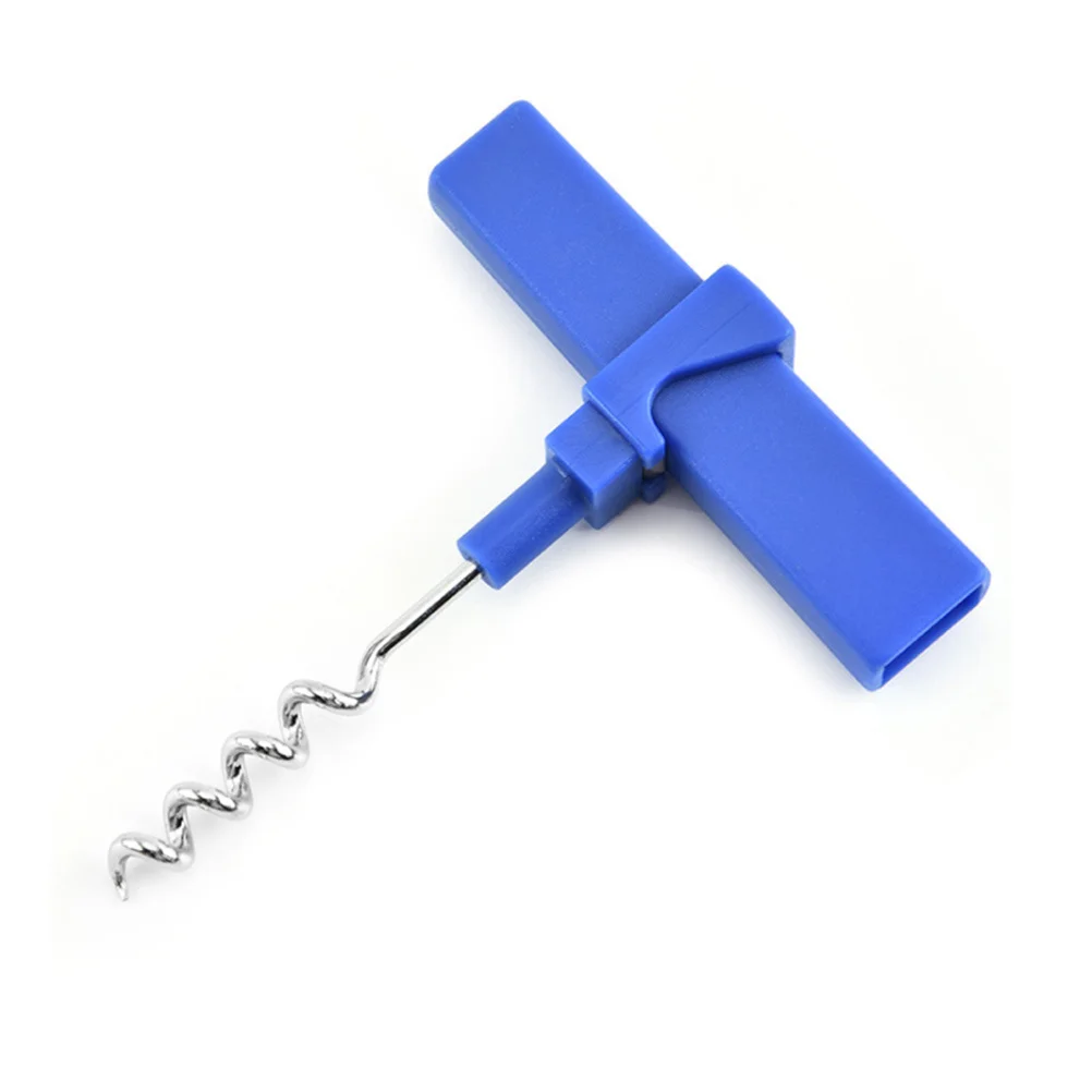

5Pcs Portable Wine Bottle Opener Stainless Steel Cork Remover T Shape Design for Fast Opening Mixed Color
