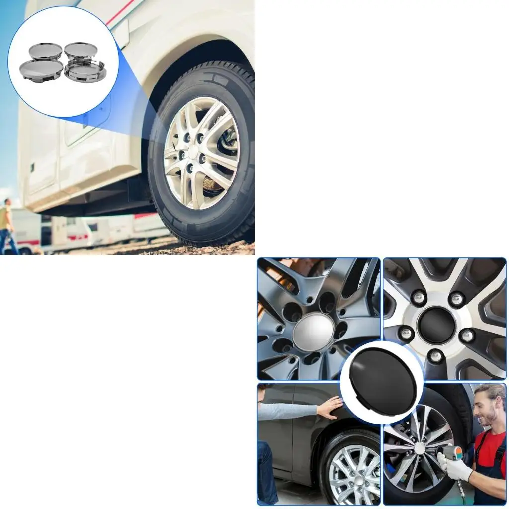 Car Wheel Hub Caps Universal Size Wheel Hub Center Caps Not Easy Falling for Car
