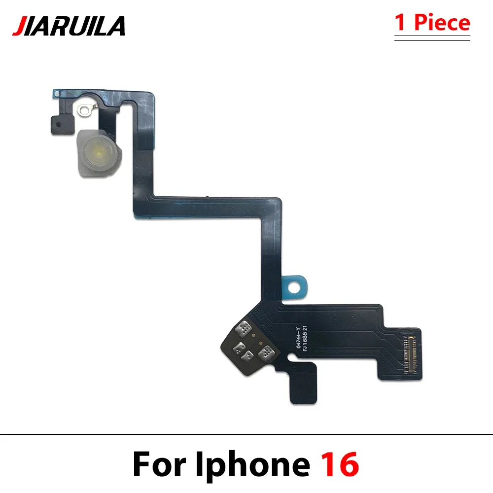 LED Flash Light Connector Camera FlashLight Flex Cable Replacement For iPhone 16 Pro Max 16 Plus 15 Pro Max Proximity Distance