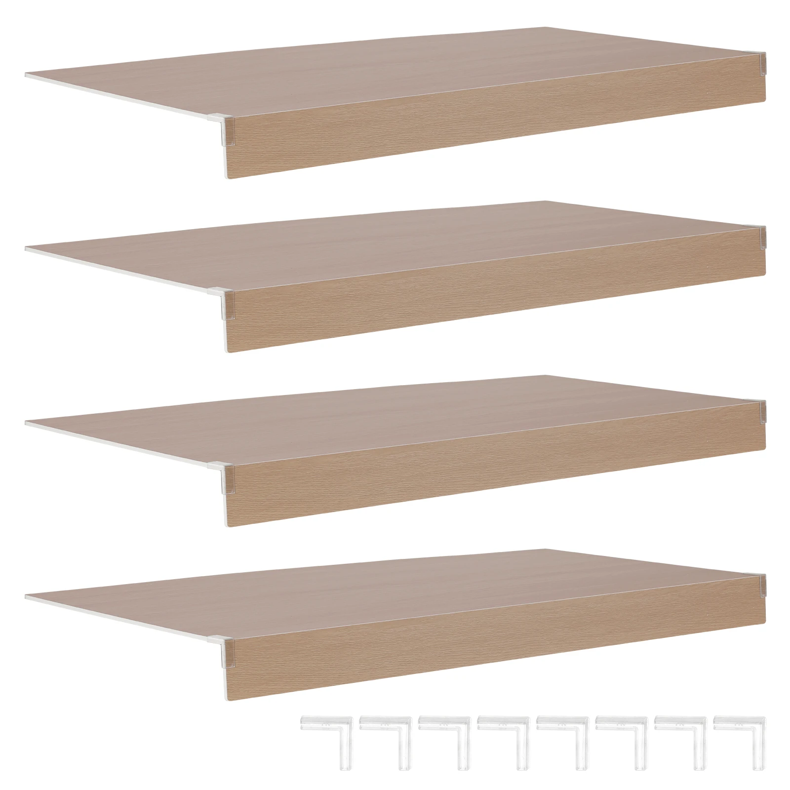 4 Pcs Removable She…