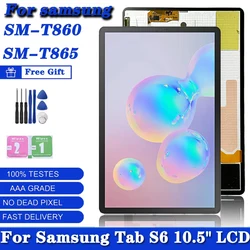 터치 스크린이 있는 LCD 디스플레이, 삼성 탭 S6 SM-T860 SM-T865 T867 SM-T865N T867V T867U T867R4, 10.5 인치 T860