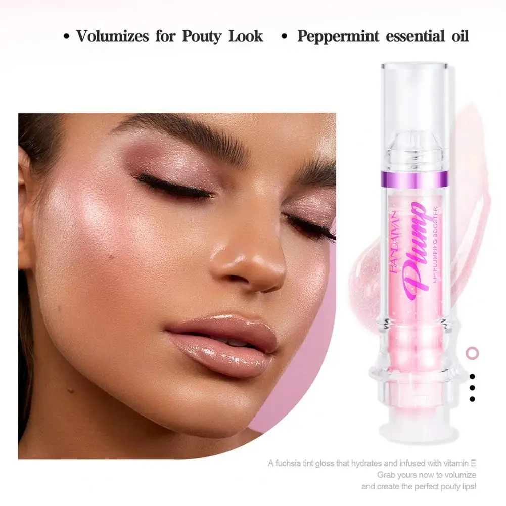 Lip Gloss for Pouty Lips Moisturizing Lip Gloss for Dry Lips Hydrating Lip Plumping Gloss for Women Long Lasting Mirror Glaze