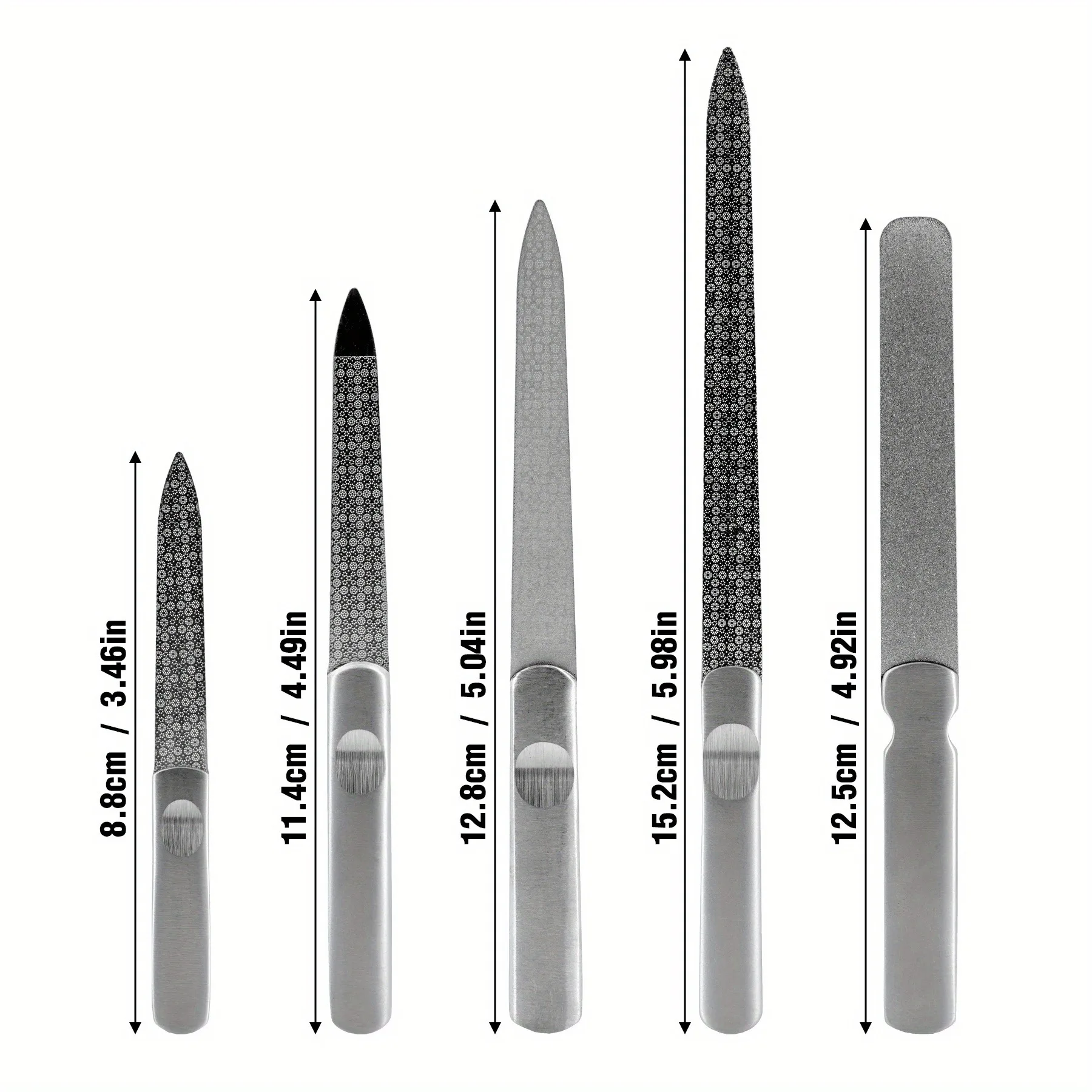 

Nail File Stainless Steel Professional Exfoliating Double Sides Sandpaper For Professional Finger Toe Nail Care Tools nail art