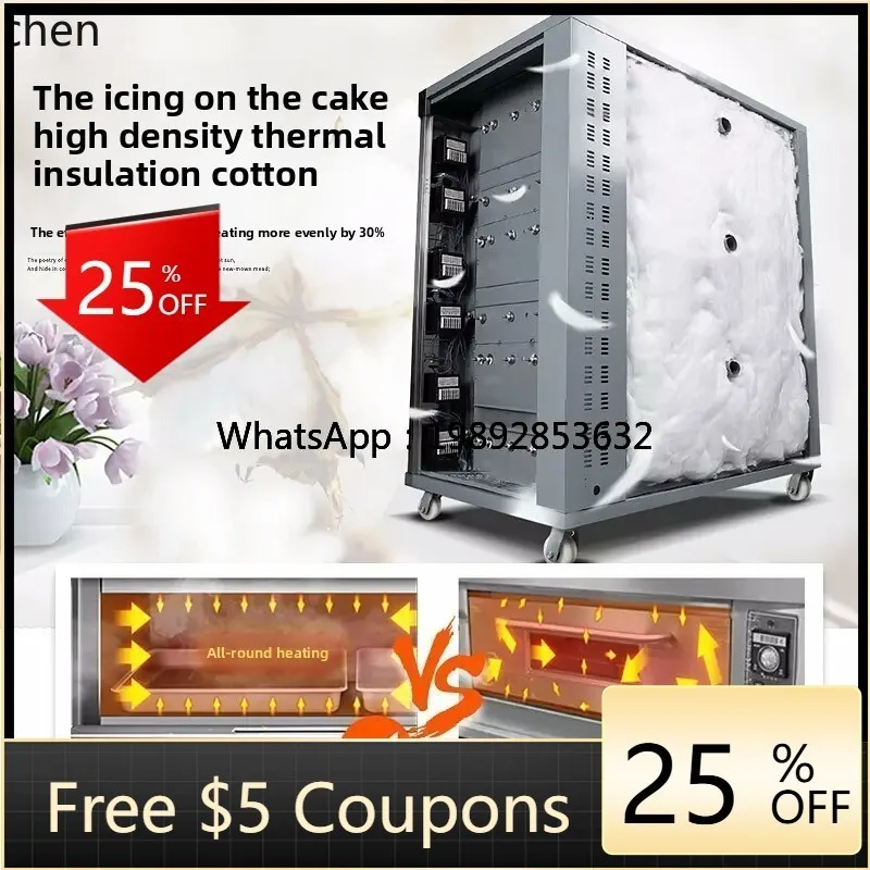 

KX electric oven commercial heating three layers, six plates and nine , a full set of large baking cake shop equipment
