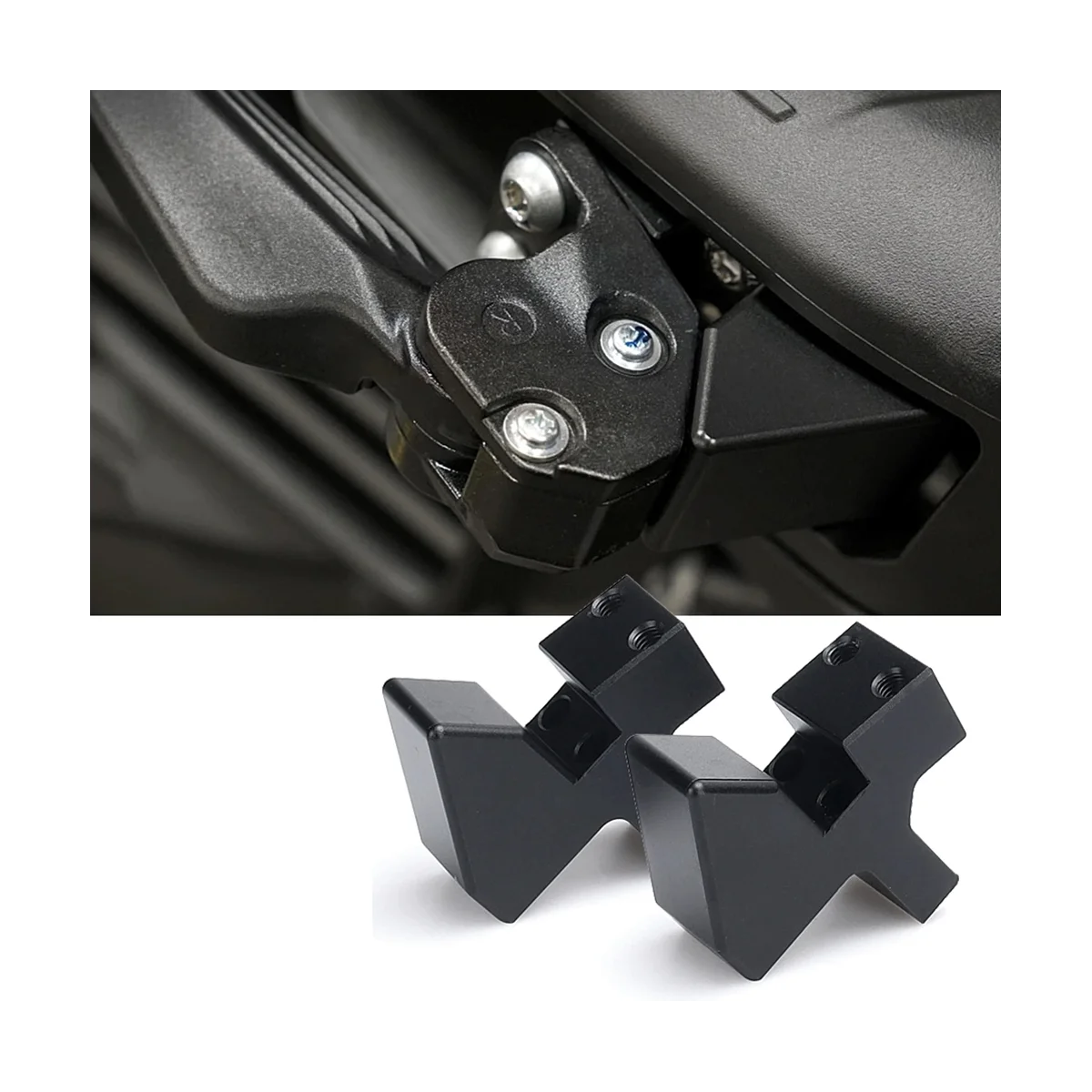 Motorcycle Accessories Rear Footrest Extend Lowering Foot Pegs FootPegs Rest for YAMAHA AUGUR Augur