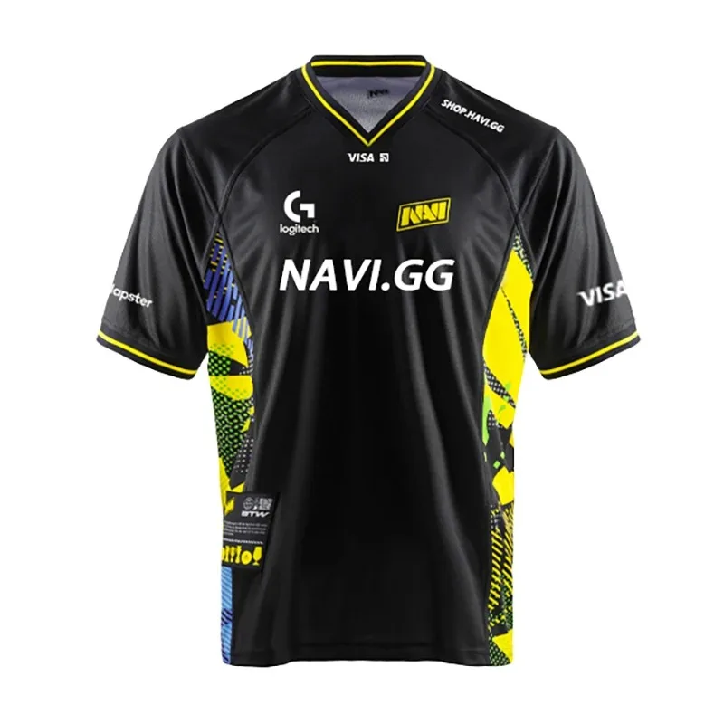 NAVI 2026 Pro Kit Jersey CS2 DOTA2 Match Player Same Style B1T w0nderful Male Female Fans Same Style T-shirt Large Size Top