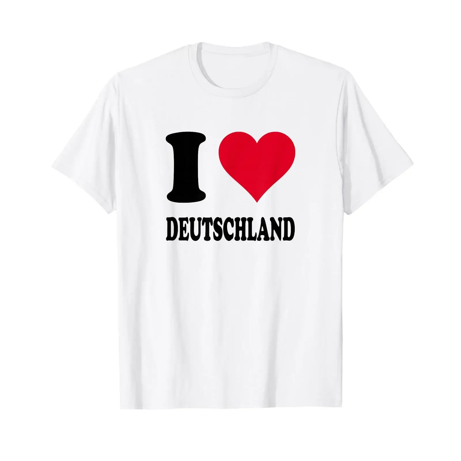 T Shirt with German Text 'Ich Liebe White vintage Washed Slightly Unisex Top For Everyday Wear graphic fashion homme Breathable