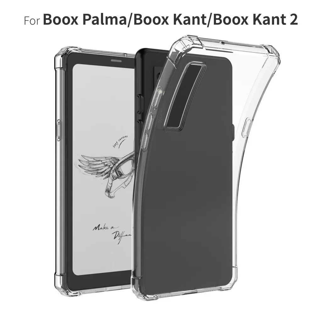 

Clear Case for Boox Palma 6.13"/Boox Kant/Boox Kant 2 Mobile ePaper - Ultrathin TPU Transparent Flexible Soft Back Cover