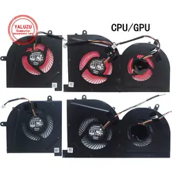 New Laptop CPU GPU Cooling Fan For MSI GS63VR GS63 GS73 GS73VR GS62 MS-16K2 MS-16K3 MS-16K4 MS-16K5 MS-17B1 MS-17B2
