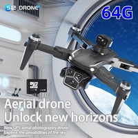 S12 Drone 8K Professional Dual Camera GPS FPV Brushless Motor Optical Flow Hovering Folding Quadcopter Foldable Dron