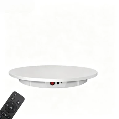 60cm Electric Rotating Turntable for 3D Scanning Photography Display Stand with Remote Control, 360° Rotation150KG Load Capacity