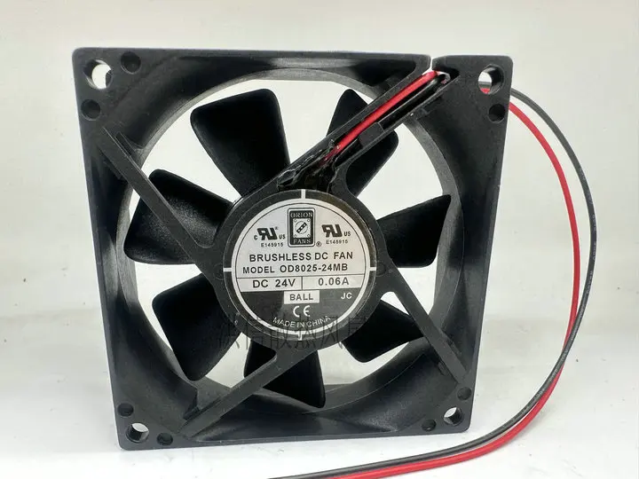 

ORION FANS OD8025-24MB DC 24V 0.06A 80X80X25mm 2-Wire Server Cooling Fan