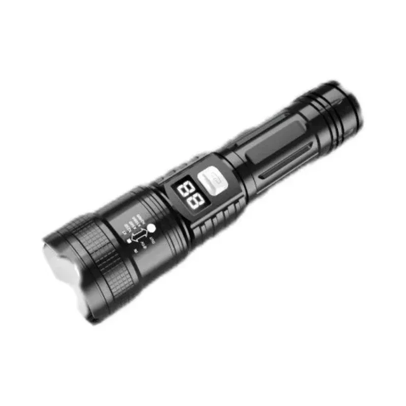 Strong Light Flashlight Outdoor Ultra Bright Long-range P50 Flashlight Telescopic Focusing High-power Portable Flashlight
