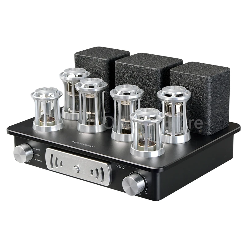 Bluetooth 5.0 Class A Power Amplifier Hifi Tube Amplifier Fever Power Amplifier  Home Theater Auido Speaker Amplifier