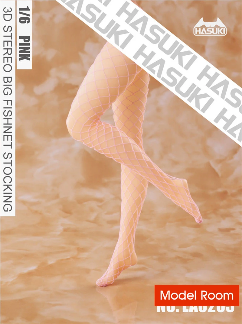 HASUKI LA02 LA03 LA04 1/6 Scale Female 3D Seamless Pantyhose Fishnet Stocking Model Fit 12'' Soldier Action Figure Body Dolls