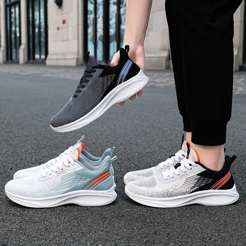 

Men's Running Shoes Summer Mesh Breathable Casual Shoes Fashion Sneakers for Men Outdoor Comfort Training Shoes Tenis Masculino