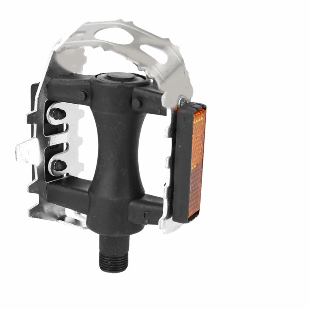 زوج واحد من دواسات الدراجة المضادة للانزلاق، دواسات ركوب الدراجات باللون الأسود عالية الصلابة وخفيفة الوزن وتدوم طويلاً