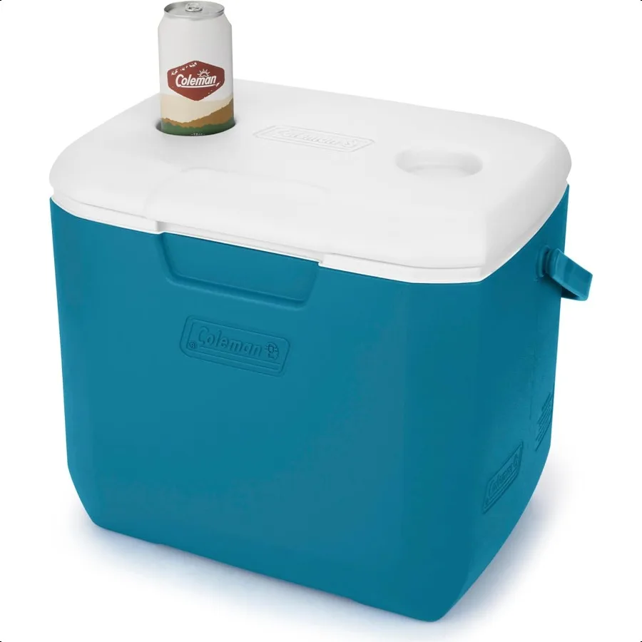 Chiller 30qt Insulated Portable Cooler with Ice Retention Large Carry Handle Made in USA Great for Camping Tailgating Parties S