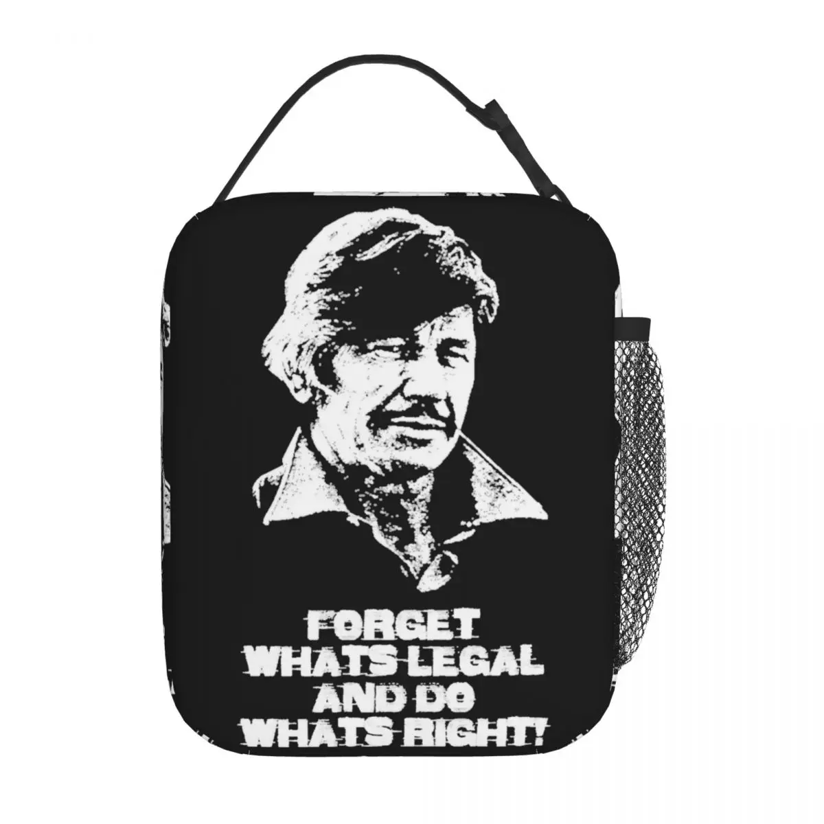 Charles Bronson Head Actor Thermal Insulated Lunch Bag for Travel Portable Bento Box Cooler Thermal Lunch Boxes