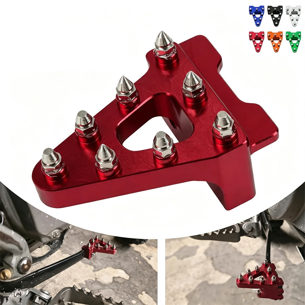 ​Universal Motorcycle CNC Rear Brake Pedal Tip Aluminum Spare Parts For HONDA CRF50 XR50 SDG SSR COOLSTER 70-125CC Dirt Bike
