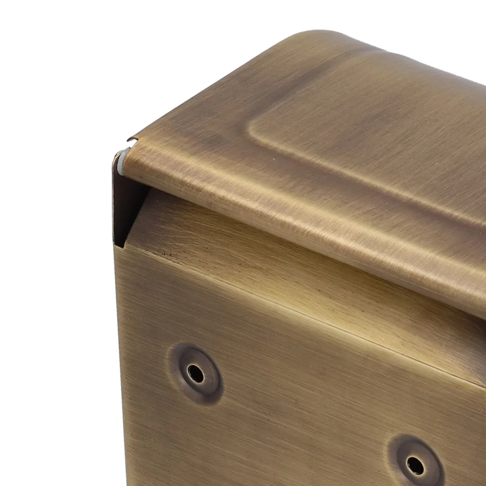 

Copper Paper Towel Dispenser Antique Brass Toilet Paper Holder With Cover Waterproof Toilet Paper Roll Holder