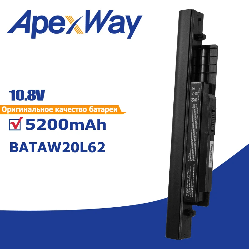 Apexway 10.8V Laptop Battery for BENQ S43 E43 K43 BATAW20L62 BATAW20L61