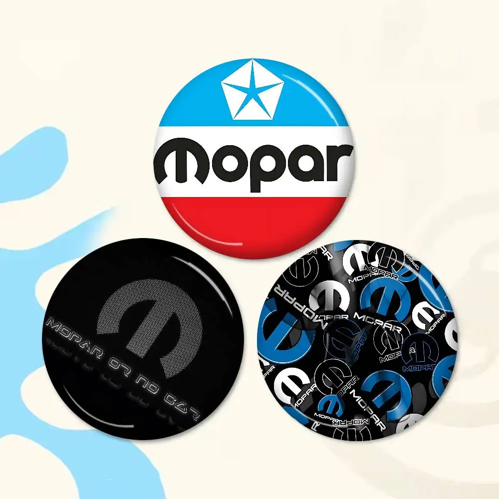 M-Mopar Tinplate Soft Button Pin Brooch Metal Badge Custom Jewelry Accessories Hat Bag Lapel